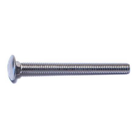 5/16""-18 x 3-1/2"" 18-8 Stainless Steel Coarse Thread Carriage Bolts 4PK -  MIDWEST FASTENER, 65011